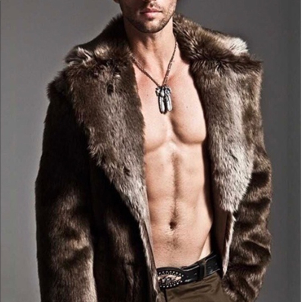 Boss Faux Fur Coat